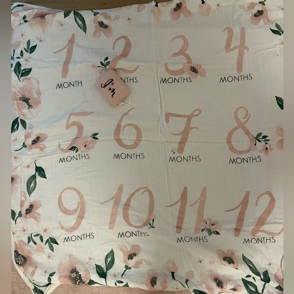 Floral Milestone Blanket by Pottery Barn